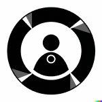 DALL·E 2023-10-06 19.00.49 – una imagen que aparezca el simbolo de eneagrama y un elemento relacionado con el trabajo o el mundo laboral